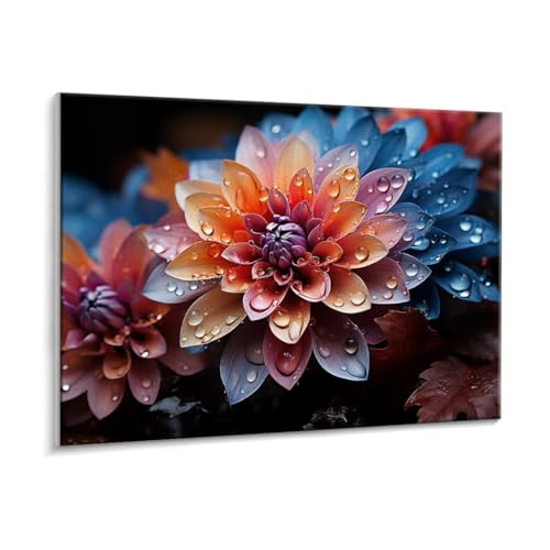 Malen Nach Zahlen Erwachsene, Farbe Blumen Paint by Numbers Malen Nach Zahlen, DIY mit Pinseln und Acrylfarben Handgemalt Ölgemälde für Geschenke und Wand Dekoratio, Ohne Rahmen 35 x 50 cm R-104 von HHQGOUYG