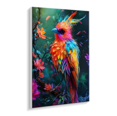 Malen Nach Zahlen Erwachsene, Farbe Vogel Paint by Numbers Malen Nach Zahlen, DIY mit Pinseln und Acrylfarben Handgemalt Ölgemälde Leinwand für Geschenke und Wand Dekoratio, Ohne Rahmen 35 x 50 cm R90 Malen Nach Zahlen Erwachsene, Farbe Vogel Paint by Numbers Malen Nach Zahlen, DIY mit Pinseln und Acrylfarben Handgemalt Ölgemälde Leinwand für Geschenke und Wand Dekoratio, Ohne Rahmen 35 x 50 cm R90 von HHQGOUYG