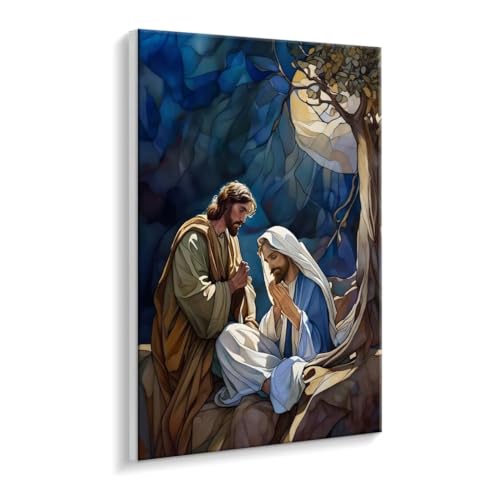 Malen Nach Zahlen Erwachsene, Jesus Paint by Numbers Malen Nach Zahlen, DIY mit Pinseln und Acrylfarben Handgemalt Ölgemälde Leinwand für Geschenke und Wand Dekoratio, Ohne Rahmen 70 x 90 cm R-800 von HHQGOUYG