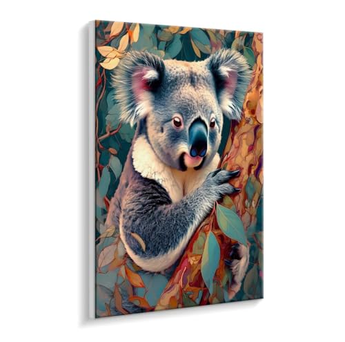 Malen Nach Zahlen Erwachsene, Koala Paint by Numbers Malen Nach Zahlen, DIY mit Pinseln und Acrylfarben Handgemalt Ölgemälde Leinwand für Geschenke und Wand Dekoratio, Ohne Rahmen 50 x 70 cm R-464 Malen Nach Zahlen Erwachsene, Koala Paint by Numbers Malen Nach Zahlen, DIY mit Pinseln und Acrylfarben Handgemalt Ölgemälde Leinwand für Geschenke und Wand Dekoratio, Ohne Rahmen 50 x 70 cm R-464 von HHQGOUYG
