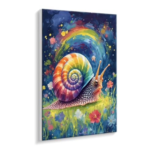 Malen Nach Zahlen Erwachsene, Schnecke Paint by Numbers Malen Nach Zahlen, DIY mit Pinseln und Acrylfarben Handgemalt Ölgemälde Leinwand für Geschenke und Wand Dekoratio, Ohne Rahmen 60 x 80 cm R-751 Malen Nach Zahlen Erwachsene, Schnecke Paint by Numbers Malen Nach Zahlen, DIY mit Pinseln und Acrylfarben Handgemalt Ölgemälde Leinwand für Geschenke und Wand Dekoratio, Ohne Rahmen 60 x 80 cm R-751 von HHQGOUYG
