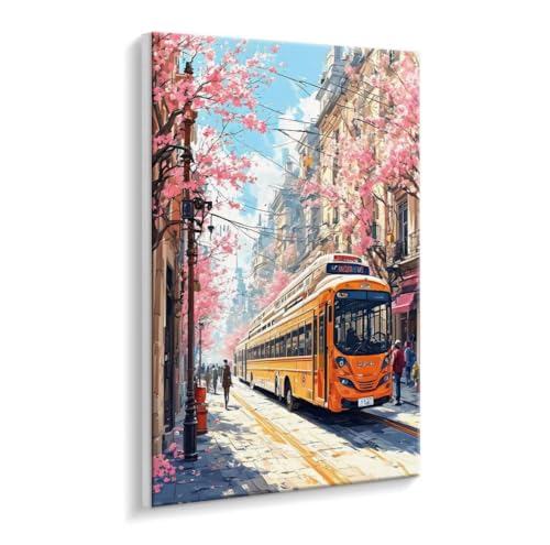 Malen Nach Zahlen Erwachsene, Stadt Straße Paint by Numbers Malen Nach Zahlen, DIY mit Pinseln und Acrylfarben Handgemalt Ölgemälde für Geschenke und Wand Dekoratio, Ohne Rahmen 70 x 90 cm R-128 Malen Nach Zahlen Erwachsene, Stadt Straße Paint by Numbers Malen Nach Zahlen, DIY mit Pinseln und Acrylfarben Handgemalt Ölgemälde für Geschenke und Wand Dekoratio, Ohne Rahmen 70 x 90 cm R-128 von HHQGOUYG