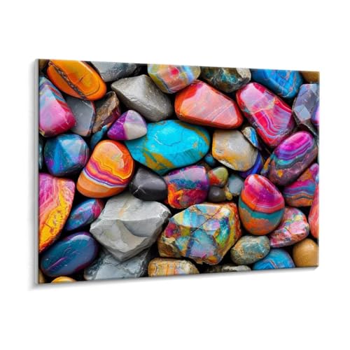 Malen Nach Zahlen Erwachsene, Steine Paint by Numbers Malen Nach Zahlen, DIY mit Pinseln und Acrylfarben Handgemalt Ölgemälde Leinwand für Geschenke und Wand Dekoratio, Ohne Rahmen 70 x 90 cm R-708 von HHQGOUYG