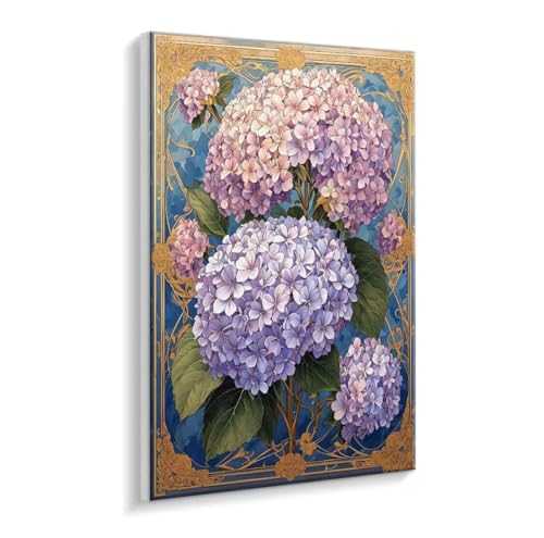 Malen Nach Zahlen Erwachsene, Stickerei Blumen Paint by Numbers Malen Nach Zahlen, DIY mit Pinseln und Acrylfarben Handgemalt Ölgemälde für Geschenke und Wand Dekoratio, Ohne Rahmen 70 x 90 cm R-792 von HHQGOUYG