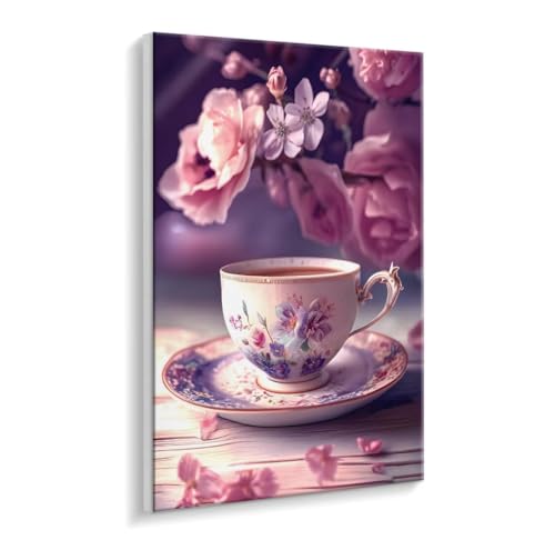 Malen Nach Zahlen Erwachsene, Teetasse Blumen Paint by Numbers Malen Nach Zahlen, DIY mit Pinseln und Acrylfarben Handgemalt Ölgemälde für Geschenke und Wand Dekoratio, Ohne Rahmen 40 x 50 cm R-117 Malen Nach Zahlen Erwachsene, Teetasse Blumen Paint by Numbers Malen Nach Zahlen, DIY mit Pinseln und Acrylfarben Handgemalt Ölgemälde für Geschenke und Wand Dekoratio, Ohne Rahmen 40 x 50 cm R-117 von HHQGOUYG