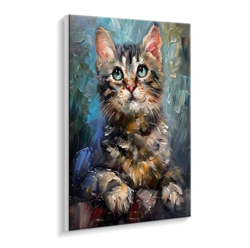 Malen Nach Zahlen Erwachsene, Tiere Katzen Paint by Numbers Malen Nach Zahlen, DIY mit Pinseln und Acrylfarben Handgemalt Ölgemälde für Geschenke und Wand Dekoratio, Ohne Rahmen 90 x 120 cm R-136 Malen Nach Zahlen Erwachsene, Tiere Katzen Paint by Numbers Malen Nach Zahlen, DIY mit Pinseln und Acrylfarben Handgemalt Ölgemälde für Geschenke und Wand Dekoratio, Ohne Rahmen 90 x 120 cm R-136 von HHQGOUYG