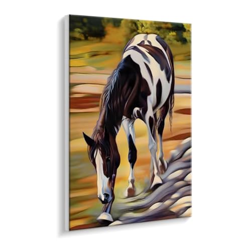 Malen Nach Zahlen Erwachsene, Tiere Pferde Paint by Numbers Malen Nach Zahlen, DIY mit Pinseln und Acrylfarben Handgemalt Ölgemälde für Geschenke und Wand Dekoratio, Ohne Rahmen 30 x 40 cm R-199 Malen Nach Zahlen Erwachsene, Tiere Pferde Paint by Numbers Malen Nach Zahlen, DIY mit Pinseln und Acrylfarben Handgemalt Ölgemälde für Geschenke und Wand Dekoratio, Ohne Rahmen 30 x 40 cm R-199 von HHQGOUYG