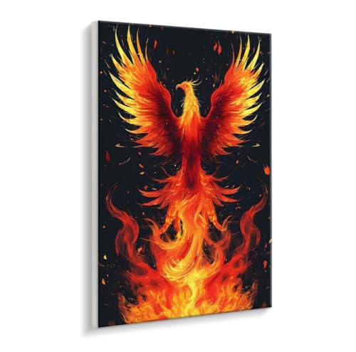 Malen Nach Zahlen Erwachsene, Tiere Phoenix Paint by Numbers Malen Nach Zahlen, DIY mit Pinseln und Acrylfarben Handgemalt Ölgemälde für Geschenke und Wand Dekoratio, Ohne Rahmen 35 x 50 cm R-194 Malen Nach Zahlen Erwachsene, Tiere Phoenix Paint by Numbers Malen Nach Zahlen, DIY mit Pinseln und Acrylfarben Handgemalt Ölgemälde für Geschenke und Wand Dekoratio, Ohne Rahmen 35 x 50 cm R-194 von HHQGOUYG