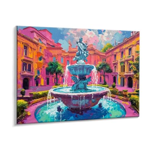 Malen Nach Zahlen Erwachsene, Trevi Brunnen Paint by Numbers Malen Nach Zahlen, DIY mit Pinseln und Acrylfarben Handgemalt Ölgemälde für Geschenke und Wand Dekoratio, Ohne Rahmen 60 x 80 cm R-733 Malen Nach Zahlen Erwachsene, Trevi Brunnen Paint by Numbers Malen Nach Zahlen, DIY mit Pinseln und Acrylfarben Handgemalt Ölgemälde für Geschenke und Wand Dekoratio, Ohne Rahmen 60 x 80 cm R-733 von HHQGOUYG
