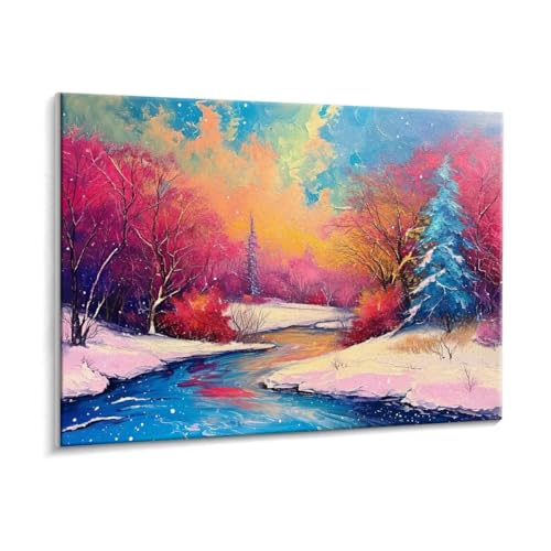 Malen Nach Zahlen Erwachsene, Winter Aussicht Paint by Numbers Malen Nach Zahlen, DIY mit Pinseln und Acrylfarben Handgemalt Ölgemälde für Geschenke und Wand Dekoratio, Ohne Rahmen 40 x 50 cm R-191 Malen Nach Zahlen Erwachsene, Winter Aussicht Paint by Numbers Malen Nach Zahlen, DIY mit Pinseln und Acrylfarben Handgemalt Ölgemälde für Geschenke und Wand Dekoratio, Ohne Rahmen 40 x 50 cm R-191 von HHQGOUYG