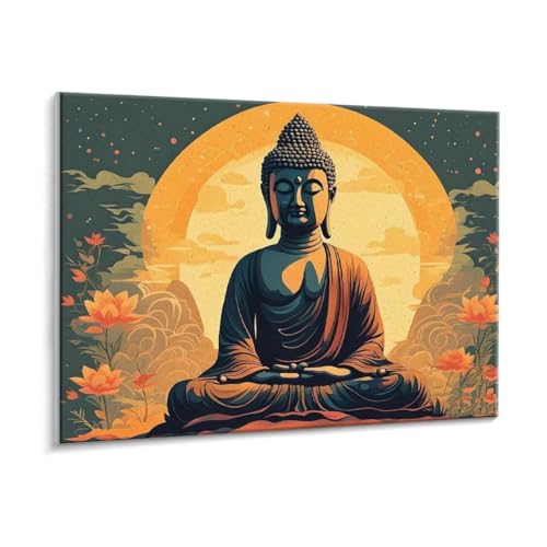 Malen Nach Zahlen Erwachsene, Zen Paint by Numbers Malen Nach Zahlen, DIY mit Pinseln und Acrylfarben Handgemalt Ölgemälde Leinwand für Geschenke und Wand Dekoratio, Ohne Rahmen 40 x 50 cm R-121 Malen Nach Zahlen Erwachsene, Zen Paint by Numbers Malen Nach Zahlen, DIY mit Pinseln und Acrylfarben Handgemalt Ölgemälde Leinwand für Geschenke und Wand Dekoratio, Ohne Rahmen 40 x 50 cm R-121 von HHQGOUYG