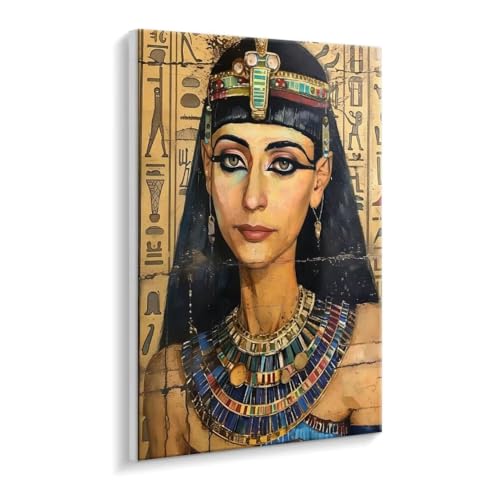 Malen Nach Zahlen Erwachsene - DIY Ägyptisches Mädchen Handgemalt Ölgemälde Kit für Anfänger, Mit 3 - Pinseln und Acrylfarbe Handgemalt öLgemäLde Kit Als Heimdekoration 50 x 70 cm (Rahmenlos) t-5 von HHQGOUYG