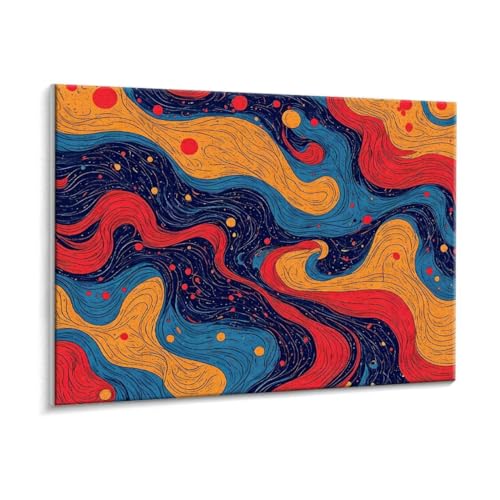 Malen Nach Zahlen Erwachsene - DIY Abstrakt Handgemalt Ölgemälde Kit für Anfänger, Mit 3 - Pinseln und Acrylfarbe Handgemalt öLgemäLde Kit Als Geschenk Heimdekoration 35 x 50 cm (Rahmenlos) t-145 von HHQGOUYG