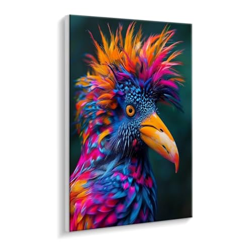 Malen Nach Zahlen Erwachsene - DIY Abstrakte Tiere Handgemalt Ölgemälde Kit für Anfänger, Mit 3 - Pinseln und Acrylfarbe Handgemalt öLgemäLde Kit Als Heimdekoration 40 x 50 cm (Rahmenlos) t-146 von HHQGOUYG