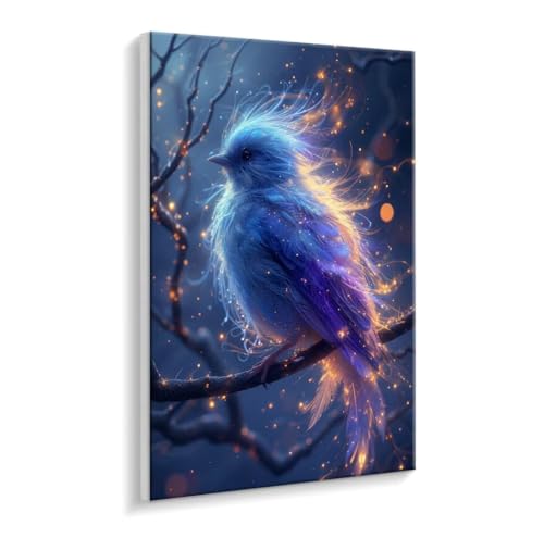 Malen Nach Zahlen Erwachsene - DIY Der göttliche Vogel Handgemalt Ölgemälde Kit für Anfänger, Mit 3 - Pinseln und Acrylfarbe Handgemalt öLgemäLde Kit Als Heimdekoration 30 x 40 cm (Rahmenlos) t-692 von HHQGOUYG