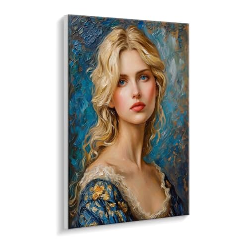Malen Nach Zahlen Erwachsene - DIY Elegante Frau Handgemalt Ölgemälde Kit für Anfänger, Mit 3 - Pinseln und Acrylfarbe Handgemalt öLgemäLde Kit Als Heimdekoration 100 x 130 cm (Rahmenlos) t-812 von HHQGOUYG