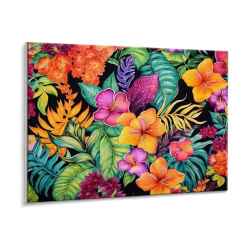 Malen Nach Zahlen Erwachsene - DIY Farbe Blumen Handgemalt Ölgemälde Kit für Anfänger, Mit 3 - Pinseln und Acrylfarbe Handgemalt öLgemäLde Kit Als Geschenk Heimdekoration 40 x 50 cm (Rahmenlos) t-78 von HHQGOUYG