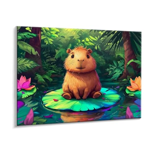 Malen Nach Zahlen Erwachsene - DIY Fischfin Handgemalt Ölgemälde Kit für Anfänger, Mit 3 - Pinseln und Acrylfarbe Handgemalt öLgemäLde Kit Als Geschenk Heimdekoration 90 x 120 cm (Rahmenlos) t-721 von HHQGOUYG