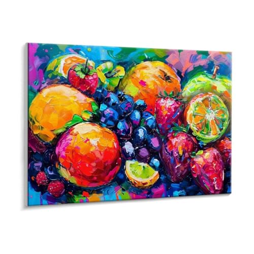 Malen Nach Zahlen Erwachsene - DIY Früchte Handgemalt Ölgemälde Kit für Anfänger, Mit 3 - Pinseln und Acrylfarbe Handgemalt öLgemäLde Kit Als Geschenk Heimdekoration 30 x 40 cm (Rahmenlos) t-716 von HHQGOUYG