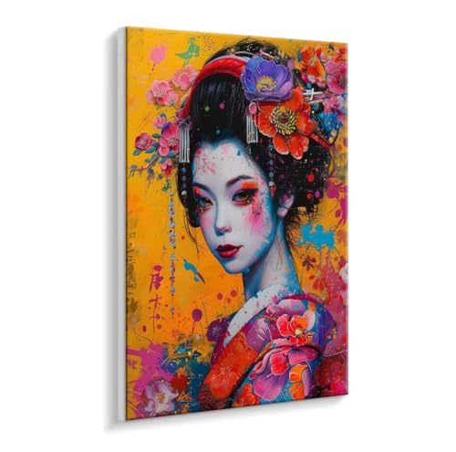 Malen Nach Zahlen Erwachsene - DIY Japanische Handgemalt Ölgemälde Kit für Anfänger, Mit 3 - Pinseln und Acrylfarbe Handgemalt öLgemäLde Kit Als Geschenk Heimdekoration 30 x 40 cm (Rahmenlos) t-658 von HHQGOUYG