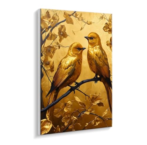 Malen Nach Zahlen Erwachsene - DIY Kunst Vogel Handgemalt Ölgemälde Kit für Anfänger, Mit 3 - Pinseln und Acrylfarbe Handgemalt öLgemäLde Kit Als Geschenk Heimdekoration 80 x 100 cm (Rahmenlos) t-808 von HHQGOUYG