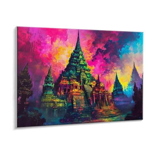 Malen Nach Zahlen Erwachsene - DIY Pantheon Handgemalt Ölgemälde Kit für Anfänger, Mit 3 - Pinseln und Acrylfarbe Handgemalt öLgemäLde Kit Als Geschenk Heimdekoration 90 x 120 cm (Rahmenlos) t-747 von HHQGOUYG