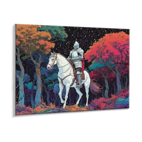 Malen Nach Zahlen Erwachsene - DIY Samurai Handgemalt Ölgemälde Kit für Anfänger, Mit 3 - Pinseln und Acrylfarbe Handgemalt öLgemäLde Kit Als Geschenk Heimdekoration 100 x 130 cm (Rahmenlos) t-752 von HHQGOUYG