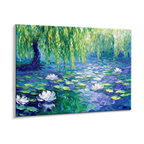 Malen Nach Zahlen Erwachsene - DIY Schlaflilen Handgemalt Ölgemälde Kit für Anfänger, Mit 3 - Pinseln und Acrylfarbe Handgemalt öLgemäLde Kit Als Geschenk Heimdekoration 80 x 100 cm (Rahmenlos) t-722 von HHQGOUYG