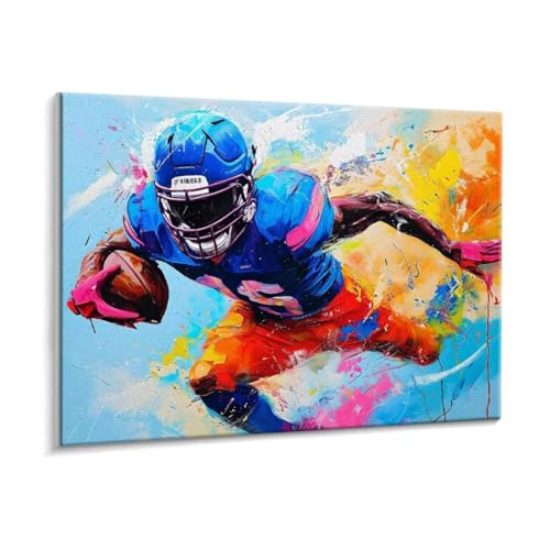 Malen Nach Zahlen Erwachsene - DIY Sportler Handgemalt Ölgemälde Kit für Anfänger, Mit 3 - Pinseln und Acrylfarbe Handgemalt öLgemäLde Kit Als Geschenk Heimdekoration 30 x 40 cm (Rahmenlos) t-834 von HHQGOUYG