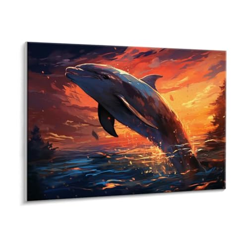 Malen Nach Zahlen Erwachsene - DIY Tiere Handgemalt Ölgemälde Kit für Anfänger, Mit 3 - Pinseln und Acrylfarbe Handgemalt öLgemäLde Kit Als Geschenk Heimdekoration 70 x 90 cm (Rahmenlos) t-217 von HHQGOUYG