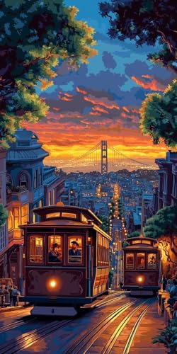 Straßenblick Bus Diamond Painting Erwachsene, 5D Diamant Kunst Kinder Kits, DIY Erwachsene Mosaikherstellung Basteln Diamant Malerei Bilder Set für Weihnachten Wanddekoration, Geschenke 100x200cm t425 Straßenblick Bus Diamond Painting Erwachsene, 5D Diamant Kunst Kinder Kits, DIY Erwachsene Mosaikherstellung Basteln Diamant Malerei Bilder Set für Weihnachten Wanddekoration, Geschenke 100x200cm t425 von HHQGOUYG