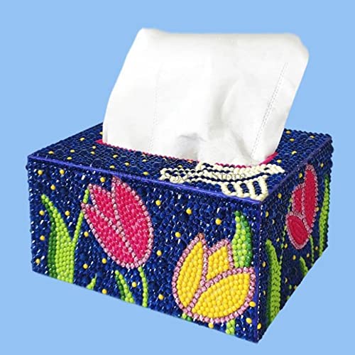 5D-Diamant-Malbox, Aufbewahrungsbehälter, Diamant-Malerei, Taschentuchbox, Abdeckung, Papier-Gesichtstücher für Badezimmer, Arbeitsplatte, Nachttisch, Küche, Esstisch, Schlafzimmer, Büro, Auto (F,14,5 5D-Diamant-Malbox, Aufbewahrungsbehälter, Diamant-Malerei, Taschentuchbox, Abdeckung, Papier-Gesichtstücher für Badezimmer, Arbeitsplatte, Nachttisch, Küche, Esstisch, Schlafzimmer, Büro, Auto (F,14,5 von HHWY