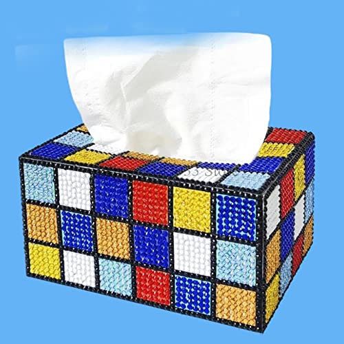 5D-Diamant-Malbox, Aufbewahrungsbehälter, Diamant-Malerei, Taschentuchbox, Abdeckung, Papier-Gesichtstücher für Badezimmer, Arbeitsplatte, Nachttisch, Küche, Esstisch, Schlafzimmer, Büro, Auto (C,14,5 5D-Diamant-Malbox, Aufbewahrungsbehälter, Diamant-Malerei, Taschentuchbox, Abdeckung, Papier-Gesichtstücher für Badezimmer, Arbeitsplatte, Nachttisch, Küche, Esstisch, Schlafzimmer, Büro, Auto (C,14,5 von HHWY