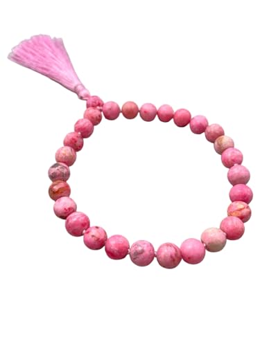 HI International Rosa Achat Jaap Mala, AAA, 27 + 1 Perlen, Mala, 8 mm, Mini-Mala, Schmuck, Herren, Quarter Mala, Yoga-Geschenk, 8mm, Edelstein, Rosa Achat HI International Rosa Achat Jaap Mala, AAA, 27 + 1 Perlen, Mala, 8 mm, Mini-Mala, Schmuck, Herren, Quarter Mala, Yoga-Geschenk, 8mm, Edelstein, Rosa Achat von HI International