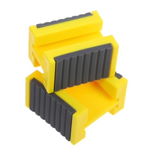 2 Stück Bandhalter Hochpräziser Bandschneider Bandkantenhalter Trockenbau-Klebebandabroller Kantenband-Ausrichtungswerkzeug Klebebandfixierer aus Kunststoff Plastik Gelb von HIAKDOFT