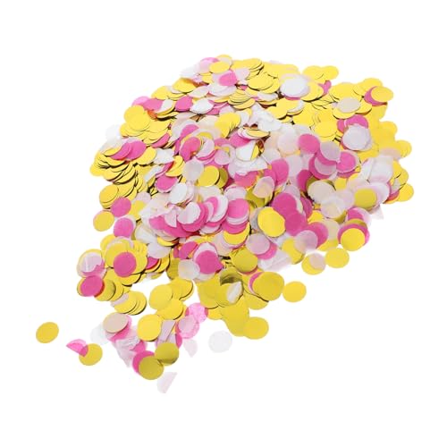 HIAKDOFT 1 Ballon gefüllt mit Konfetti Hochzeitsdekoration funkelnd Farben konfetti zur goldenen hochzeit befüllbar Hochzeitskonfetti kleine Hochzeits-Konfetti-Tüten Tischkonfetti Papier von HIAKDOFT