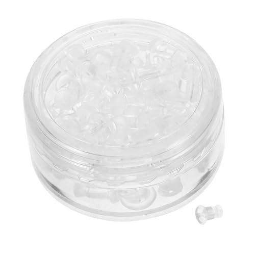 HIAKDOFT 1 Schachtel Kleine Ohrstecker Verschlüsse Transparent Silikon Ohrstöpsel Sicherer Halt Weicher Ohrstecker Stopper Komfortabel für Damen und Jugendliche HIAKDOFT 1 Schachtel Kleine Ohrstecker Verschlüsse Transparent Silikon Ohrstöpsel Sicherer Halt Weicher Ohrstecker Stopper Komfortabel für Damen und Jugendliche von HIAKDOFT