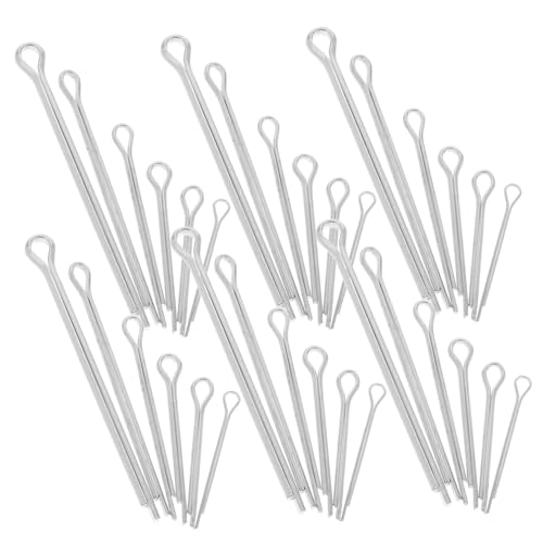 HIAKDOFT 1 Schachtel Pin für Anhängerkupplung Befestigungselement Pin-Sortiment Pin-Clip für Traktoren Pin-Clip-Traktor Pin-Kit Anhänger-Pin-Clip Haarnadel Rostfreier Stahl Silber von HIAKDOFT