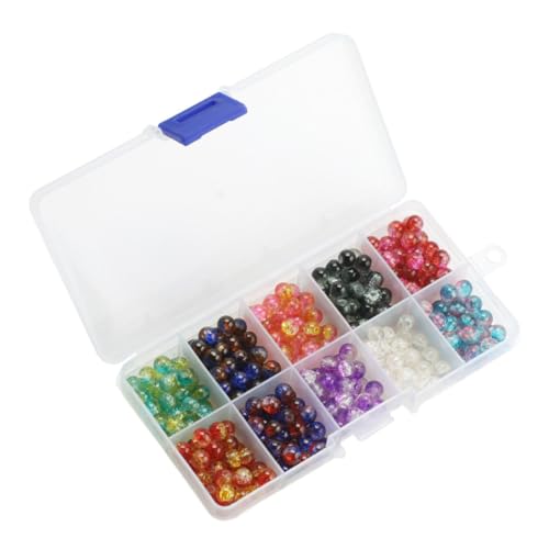 HIAKDOFT 1 Schachtel Rund Glasperlen Bunte Farben DIY Schmuck Perlen Box Für Armbänder Halsketten Dekoration Zubehör HIAKDOFT 1 Schachtel Rund Glasperlen Bunte Farben DIY Schmuck Perlen Box Für Armbänder Halsketten Dekoration Zubehör von HIAKDOFT