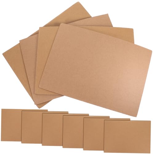 HIAKDOFT 10 Blatt Teiliges Wellpappe Versandkarton Stabile Verpackungsboxen Kartonagen für Flaschen Geschirr und Vielseitiges Packmaterial Leicht Robust und Wiederverwendbar von HIAKDOFT