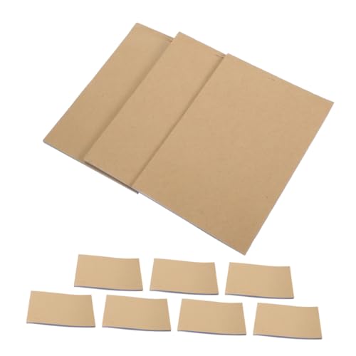 HIAKDOFT 10 Stück Blanko Carbonless Notizblock Kraftpapier Mehrlagig Auto Kopie Memo Buch für Büro Finanz Aufzeichnungen und Bestellverwaltung Leicht Tragbar von HIAKDOFT