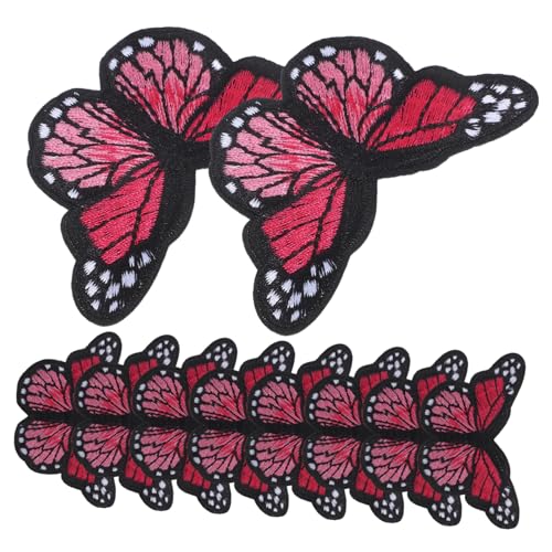 HIAKDOFT 10 Stück Große Schmetterling Bügelbild Applikationen Bestickte Diy Stoffflicken zum Aufnähen und Aufbügeln für Jacken Hüte Kleidung Reparatur und Kreative Modegestaltung HIAKDOFT 10 Stück Große Schmetterling Bügelbild Applikationen Bestickte Diy Stoffflicken zum Aufnähen und Aufbügeln für Jacken Hüte Kleidung Reparatur und Kreative Modegestaltung von HIAKDOFT