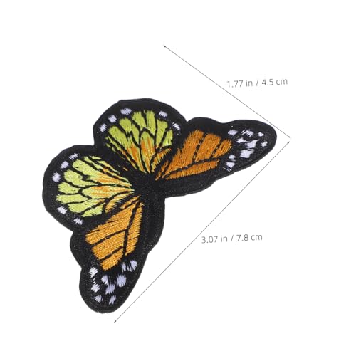 HIAKDOFT 10 Stück Große Schmetterling Bügelbilder Langlebige Stickapplikationen für Kleidung Vielseitige Diy Reparatur und Dekoration von Jacken Taschen und Shirts HIAKDOFT 10 Stück Große Schmetterling Bügelbilder Langlebige Stickapplikationen für Kleidung Vielseitige Diy Reparatur und Dekoration von Jacken Taschen und Shirts von HIAKDOFT