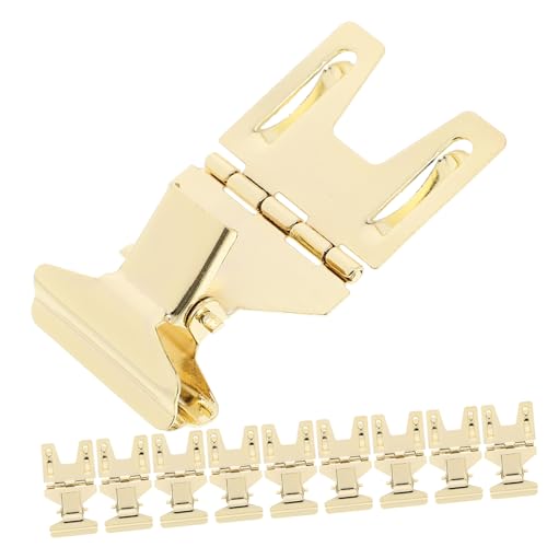HIAKDOFT 10 Stück Metall Preisschildhalter Goldfarben Verstellbare Preisschild Clips für Supermarkt Bäckerei und Einzelhandel Praktische Preisschildständer für Preisschilder und HIAKDOFT 10 Stück Metall Preisschildhalter Goldfarben Verstellbare Preisschild Clips für Supermarkt Bäckerei und Einzelhandel Praktische Preisschildständer für Preisschilder und von HIAKDOFT