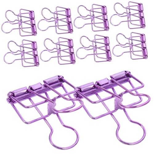 HIAKDOFT 10 Stück Mittelgroße Metall Binder Clips Starke Klemmen für Dokumente und Papier Dekorative Büroklammern für Akten Rechnungen und Notizen Rutschfest und Langlebig HIAKDOFT 10 Stück Mittelgroße Metall Binder Clips Starke Klemmen für Dokumente und Papier Dekorative Büroklammern für Akten Rechnungen und Notizen Rutschfest und Langlebig von HIAKDOFT
