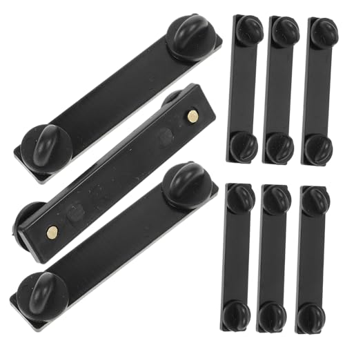 HIAKDOFT 10 Stück Rechteckige Kunststoff Clutch Pin Backings Sichere Verschlussnadeln für Broschen Anstecknadeln Abzeichen Vielseitig für Handwerk Einfach zu Verwenden ohne Werkzeug von HIAKDOFT