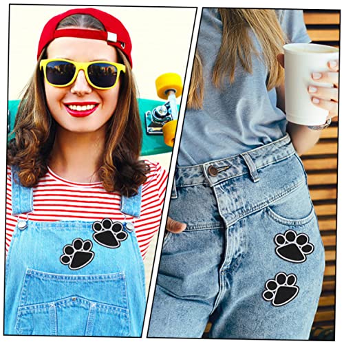 HIAKDOFT 10 Stück Selbstklebende Hundepfoten Stickerei Patches aus Strapazierfähigem zum Aufbügeln und Reparieren von Kleidung Jacken Jeans und Rucksäcken Farbecht und Reißfest HIAKDOFT 10 Stück Selbstklebende Hundepfoten Stickerei Patches aus Strapazierfähigem zum Aufbügeln und Reparieren von Kleidung Jacken Jeans und Rucksäcken Farbecht und Reißfest von HIAKDOFT