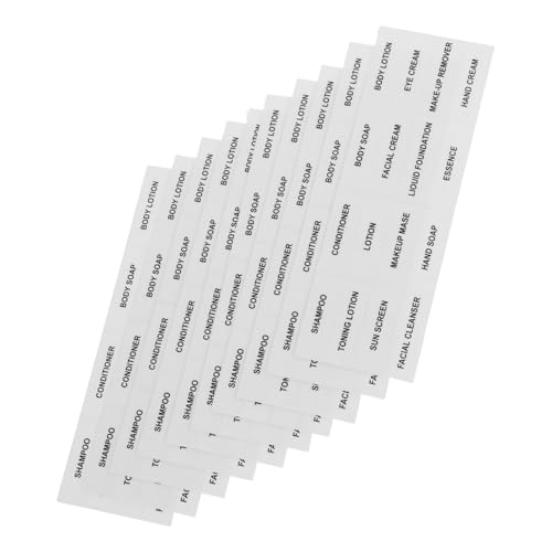 HIAKDOFT 10 Stück Selbstklebende Wasserdichte Kosmetikflaschen Etiketten Transparente Reise Sub Bottle Labels Wiederablösbar Geeignet für Shampoo Conditioner und Sowie Plastikflaschen HIAKDOFT 10 Stück Selbstklebende Wasserdichte Kosmetikflaschen Etiketten Transparente Reise Sub Bottle Labels Wiederablösbar Geeignet für Shampoo Conditioner und Sowie Plastikflaschen von HIAKDOFT