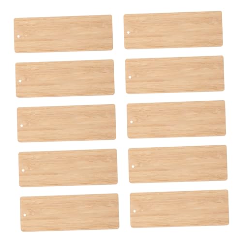 HIAKDOFT 10 Stück Teiliges Bambus Lesezeichen Blanko DIY Buchzeichen mit Glatter Oberfläche und Nachhaltiges Bastelmaterial für Personalisierte Geschenke und Kreative Dekoration HIAKDOFT 10 Stück Teiliges Bambus Lesezeichen Blanko DIY Buchzeichen mit Glatter Oberfläche und Nachhaltiges Bastelmaterial für Personalisierte Geschenke und Kreative Dekoration von HIAKDOFT