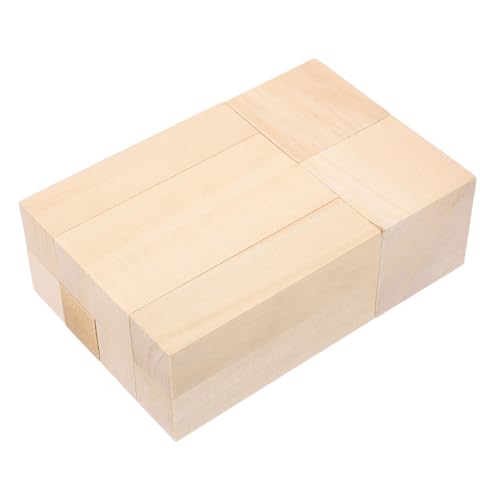 HIAKDOFT 10 Stück Teiliges Basswood Schnitzholz Rechteckige Weiche Lindenholzblöcke zum Schnitzen Basteln DIY Holzklötzchen für Erwachsene Feine Maserung Rissfest Naturbelassen HIAKDOFT 10 Stück Teiliges Basswood Schnitzholz Rechteckige Weiche Lindenholzblöcke zum Schnitzen Basteln DIY Holzklötzchen für Erwachsene Feine Maserung Rissfest Naturbelassen von HIAKDOFT